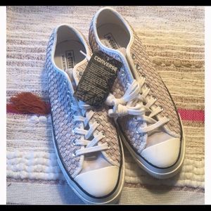 New Unisex Suede Woven Chucks Women’s 12 Men’s 10